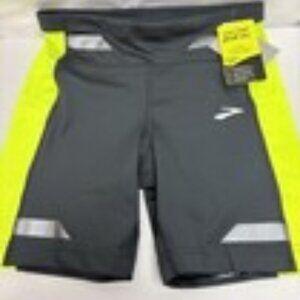 Woman's Brooks run visible 6' short tight New low light high vis